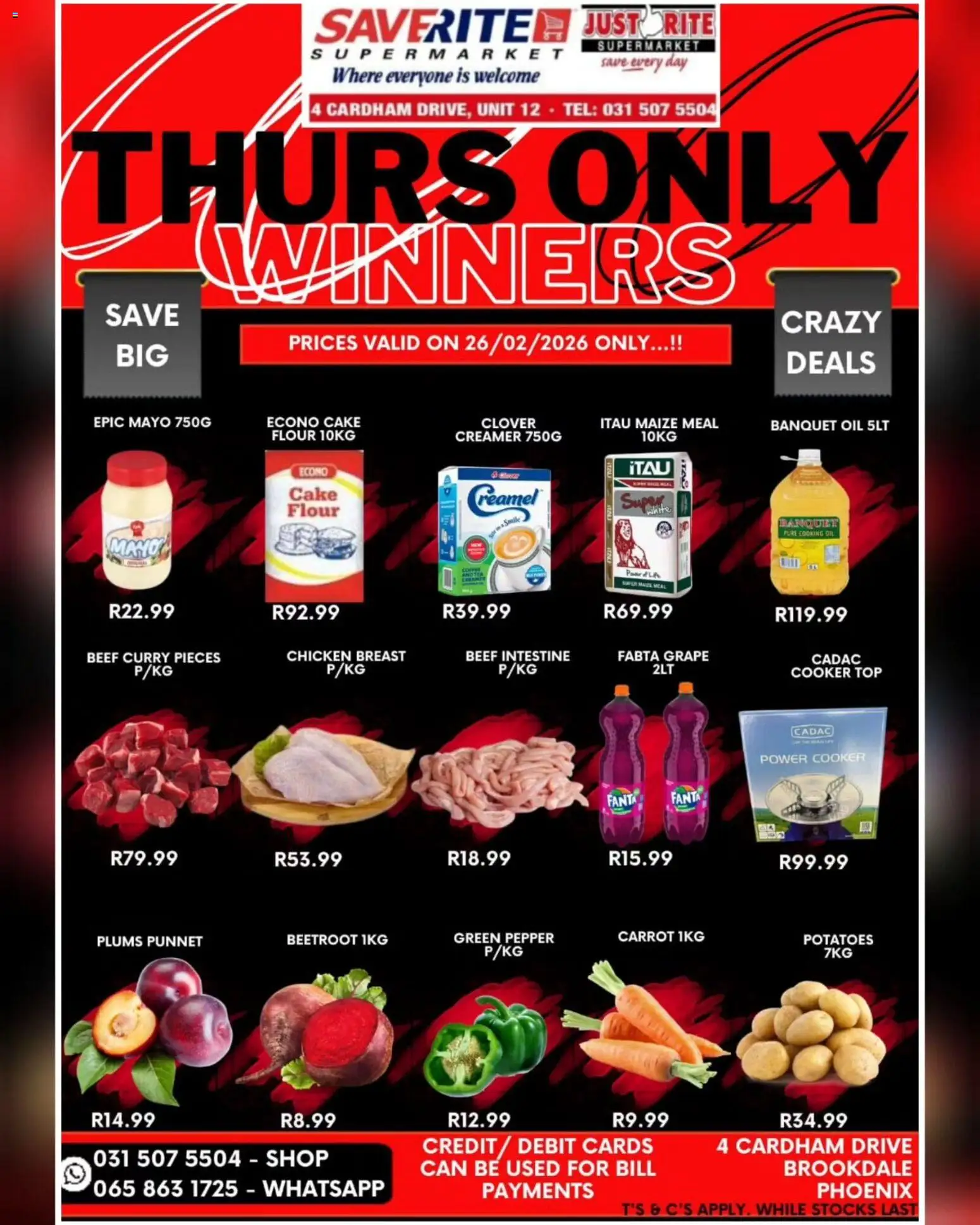 Preview of Saverite flyer valid from 26/02/2026