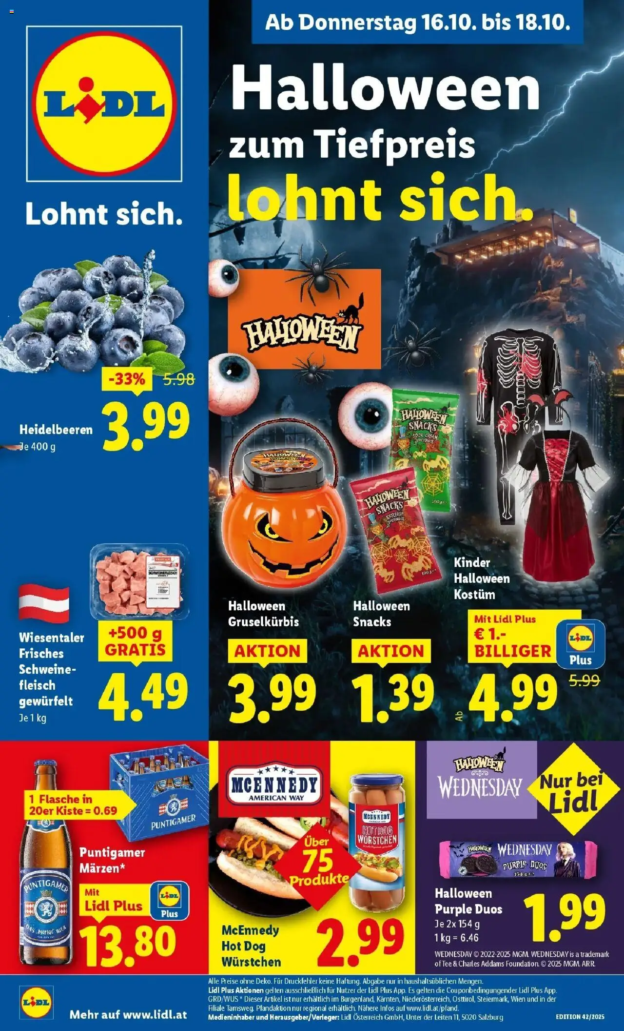  LIDL Flugblatt ab 15.10.2025 - Angebote "Lidl: Flugblatt in deiner Nähe" - Seite 1