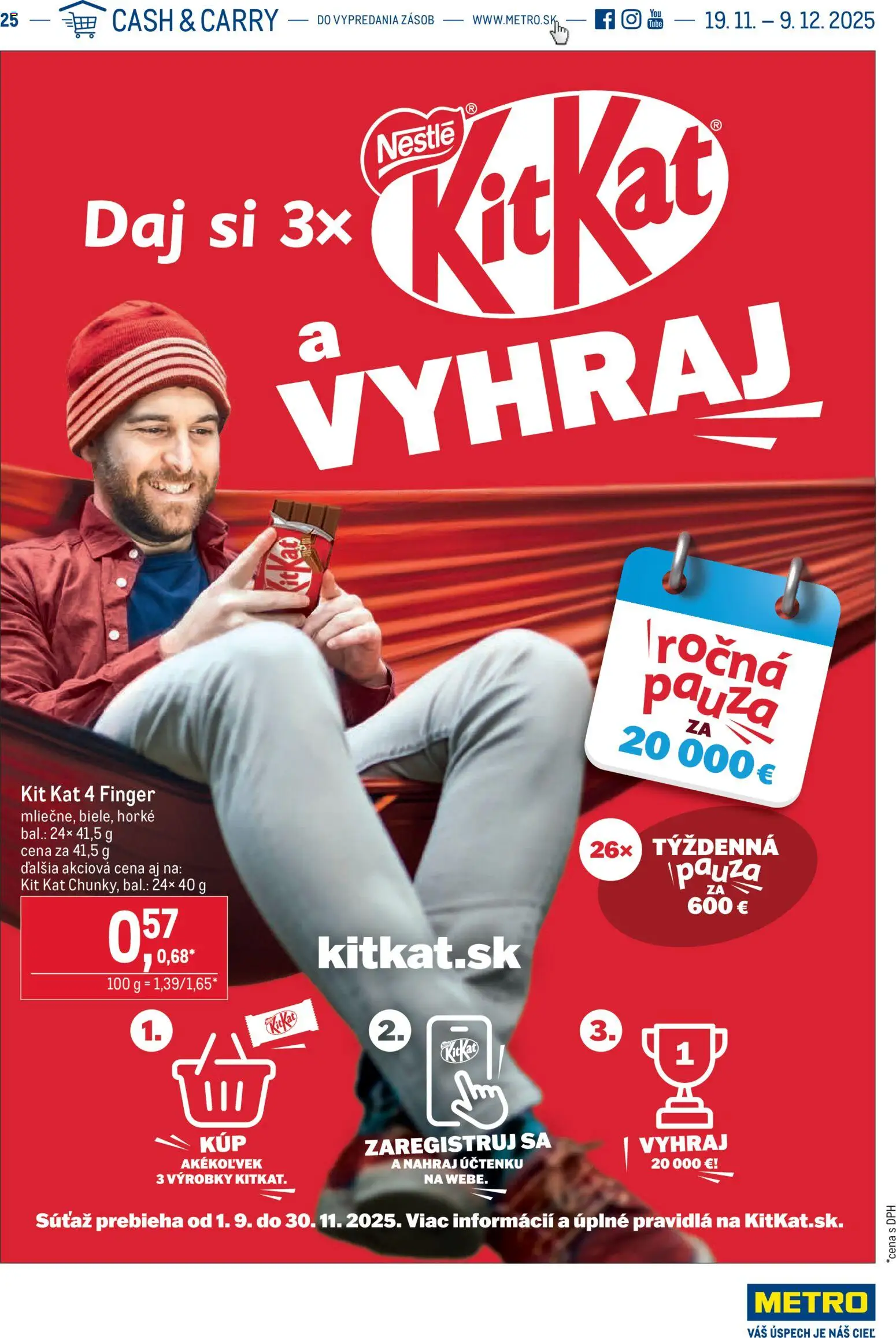 Náhľad Metro letáku platného od 19.11.2025