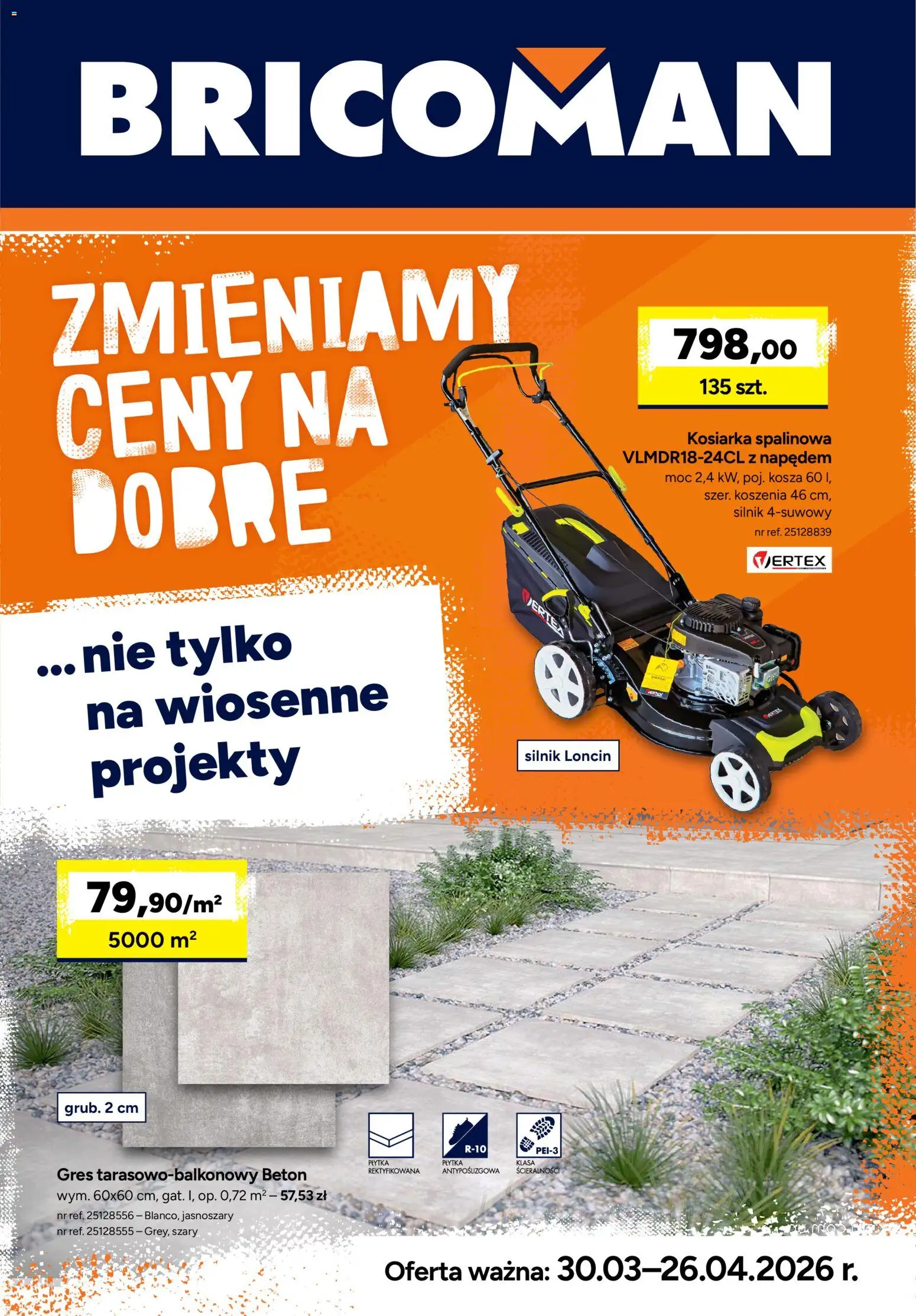 Pogląd gazetki "Bricoman gazetka" ze sklepu Bricoman ważnej od 30.03.2026