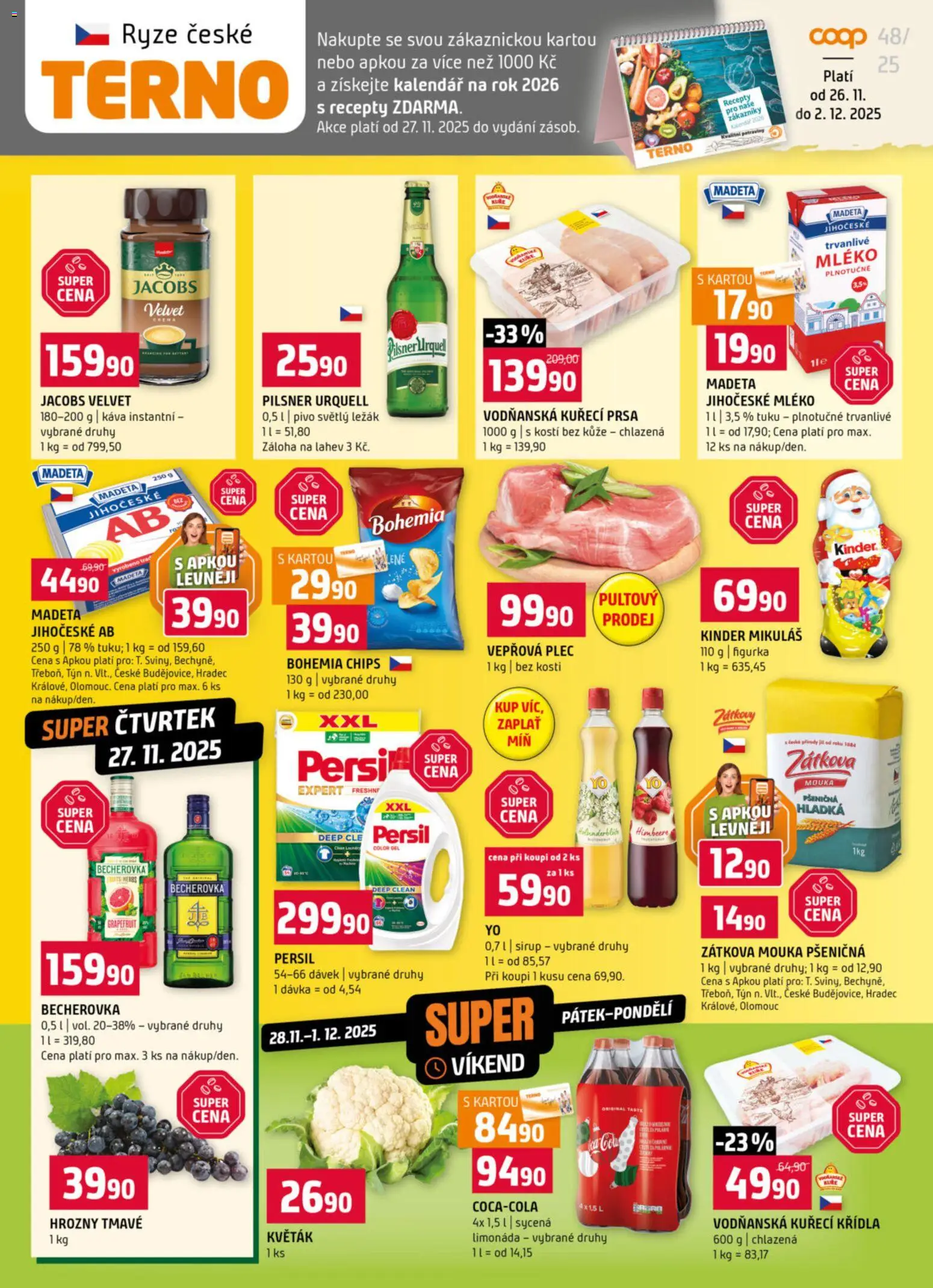 Náhled nabídky: Terno Leták platný od 26.11.2025