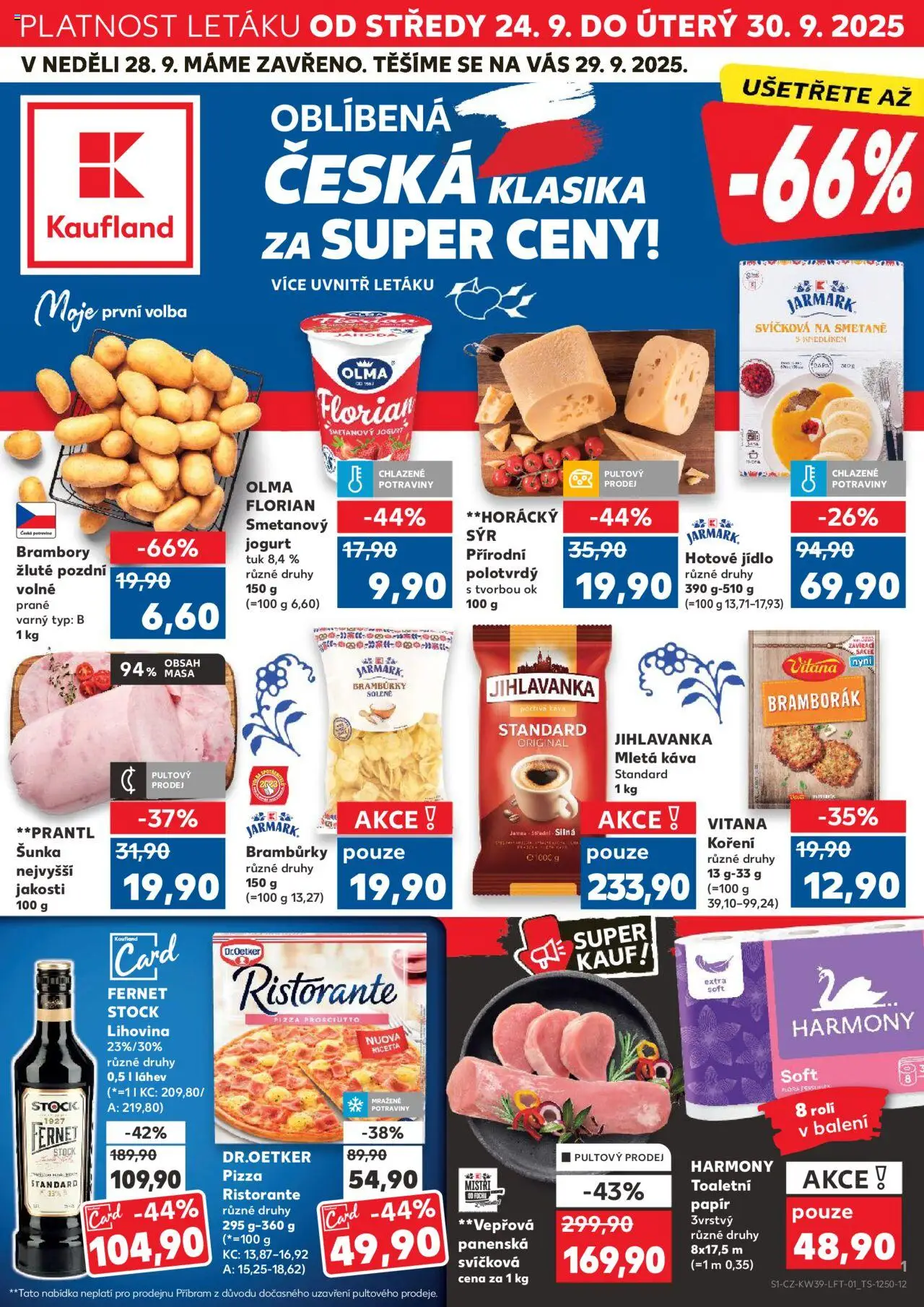  KAUFLAND Leták - Kolín (24.09.2025) příští týden 
