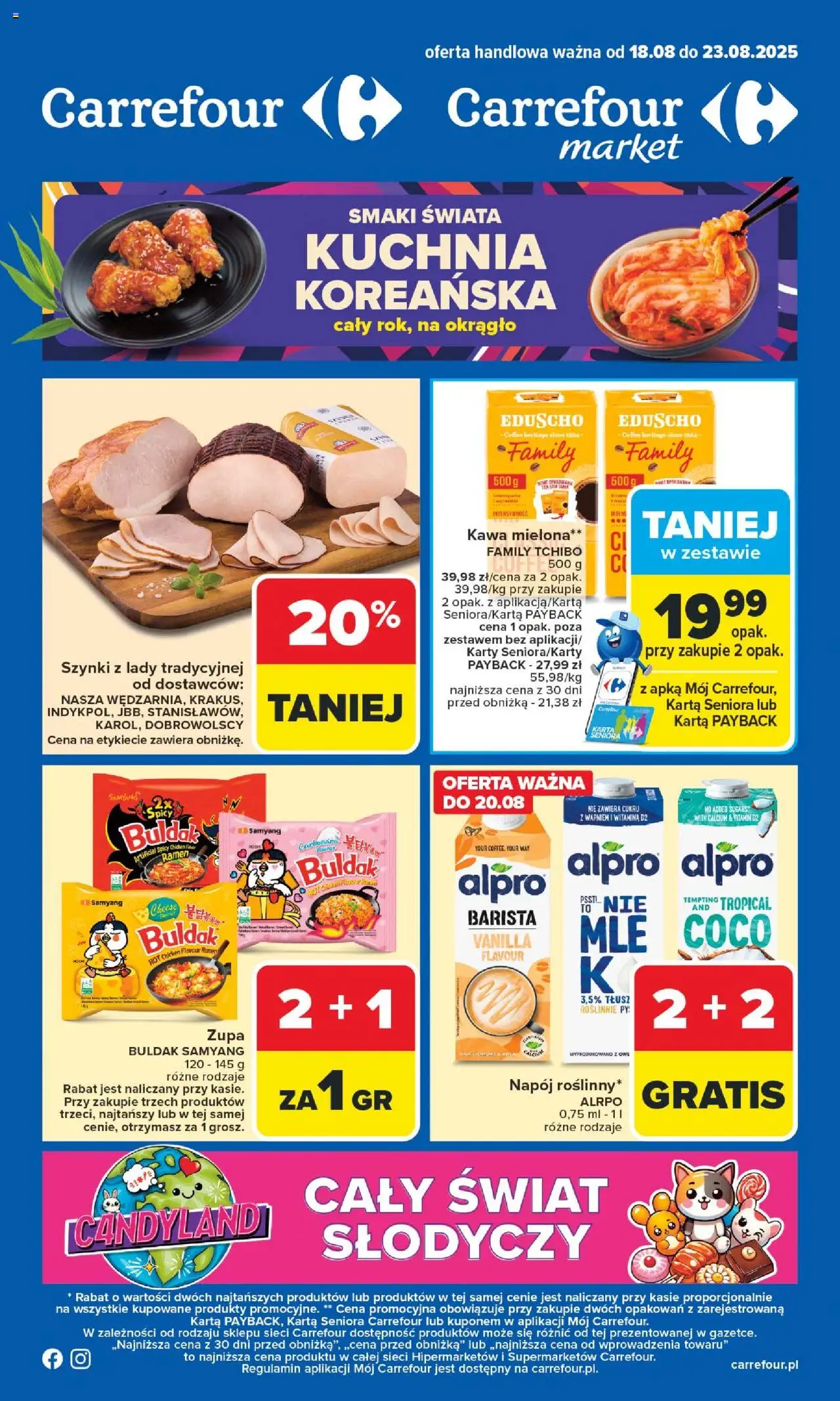 Carrefour Gazetka od 18.08.2025 - Nowa Gazetka - Numer strony 1