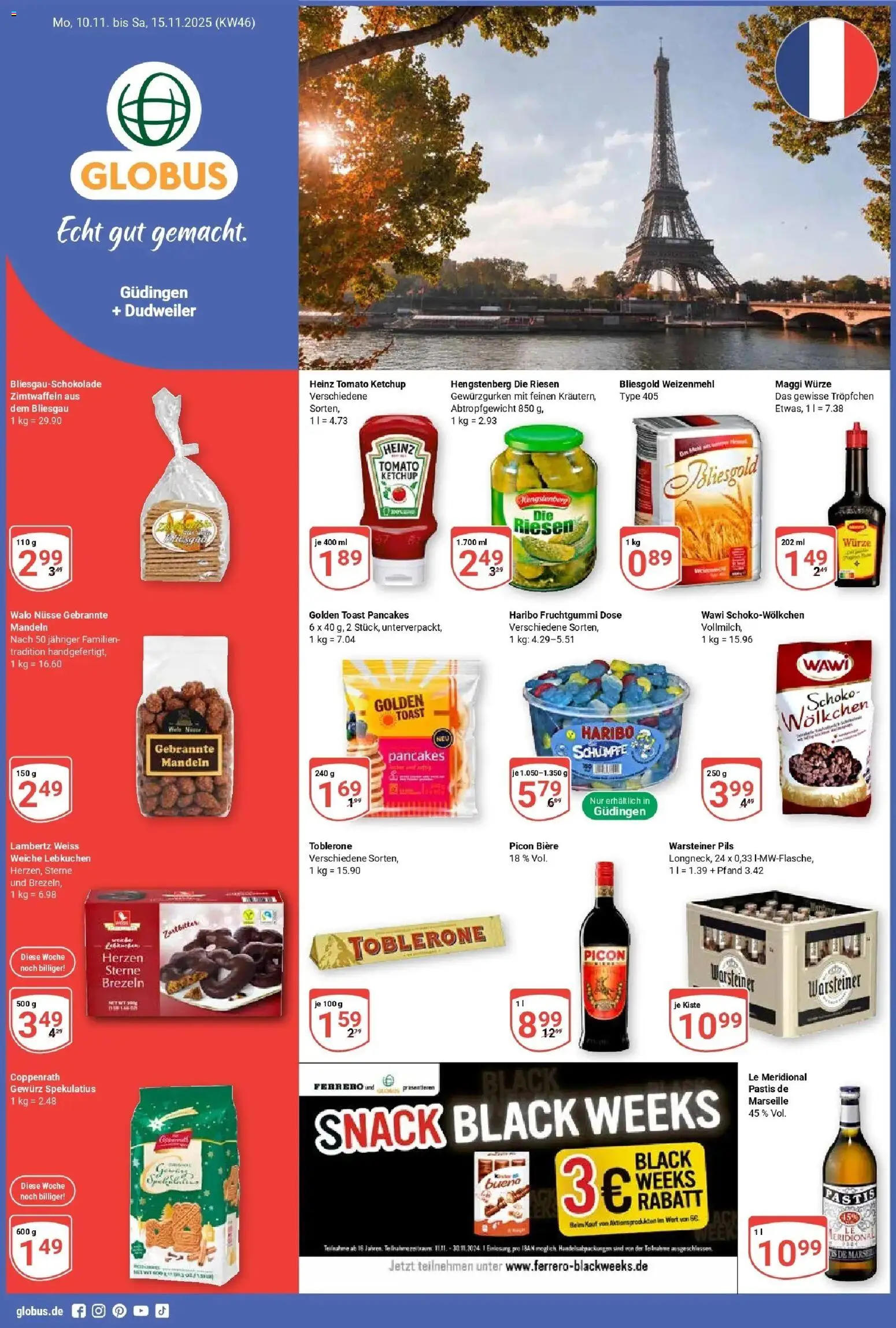 Vorschau von dem Prospekt des Geschäftes Globus, gültig ab dem 10.11.2025