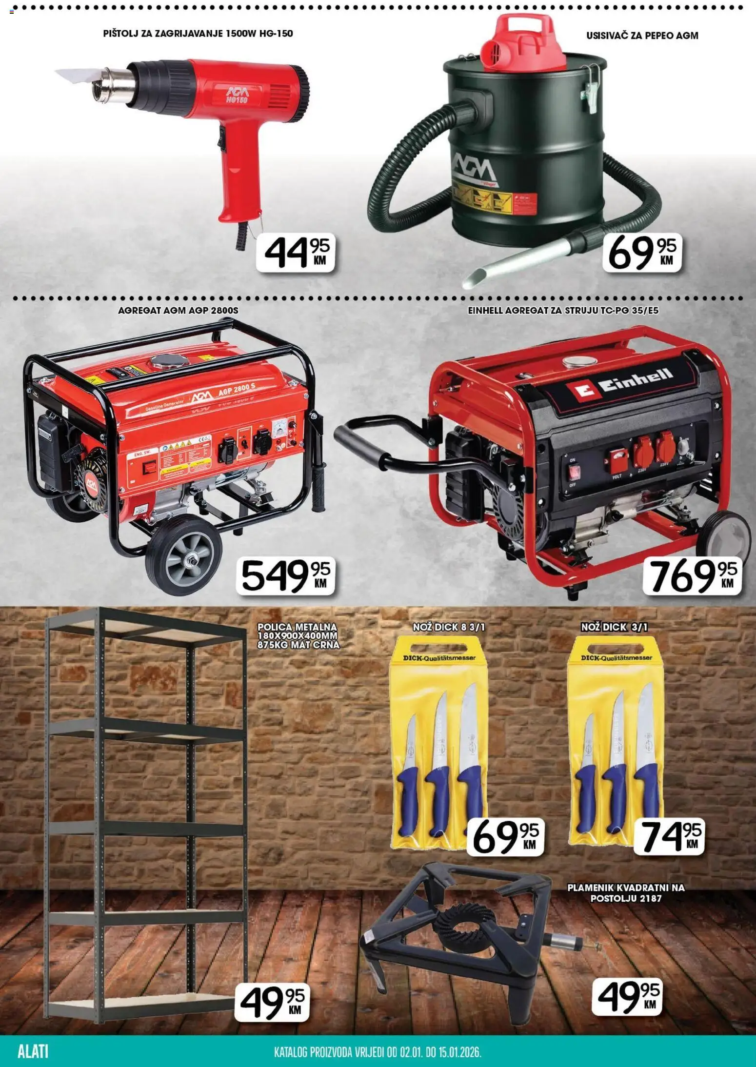 Pregled letka Katalog trgovine Prodex vrijedi od 2026.01.02