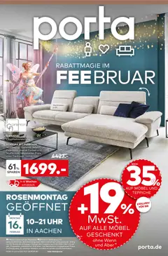 Vorschau von dem Prospekt des Geschäftes Porta!, gültig ab dem 08.02.2026