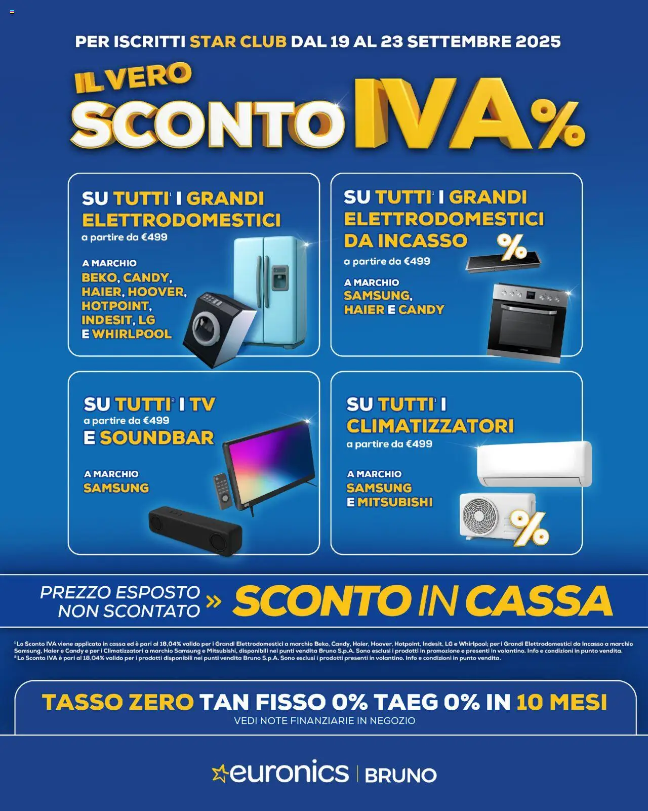 Volantino Euronics valido da 19/09/2025 numero di pagina 1