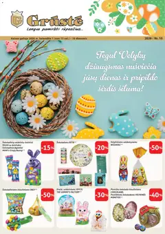 GRUSTE parduotuvės leidinio GRUSTE leidinys galiojančio nuo 2026.04.01 peržiūra