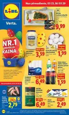 LIDL parduotuvės leidinio LIDL leidinys galiojančio nuo 2026.03.23 peržiūra