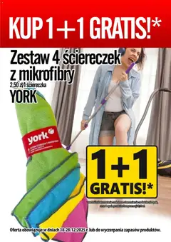 Pogląd gazetki "Promocja - 4x Ścierka Z Mikrofibry York" ze sklepu Prim Market ważnej od 18.12.2025
