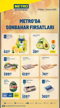 Metro Metro'da Sonbahar Fırsatları 23.10.2025 - Broşürünün önizlemesi