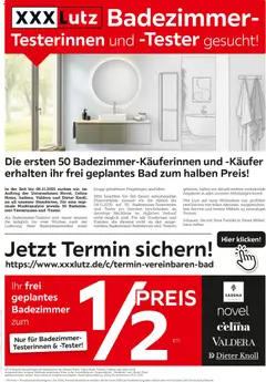 Vorschau von dem Prospekt des Geschäftes XXXL Lutz, gültig ab dem 26.10.2025