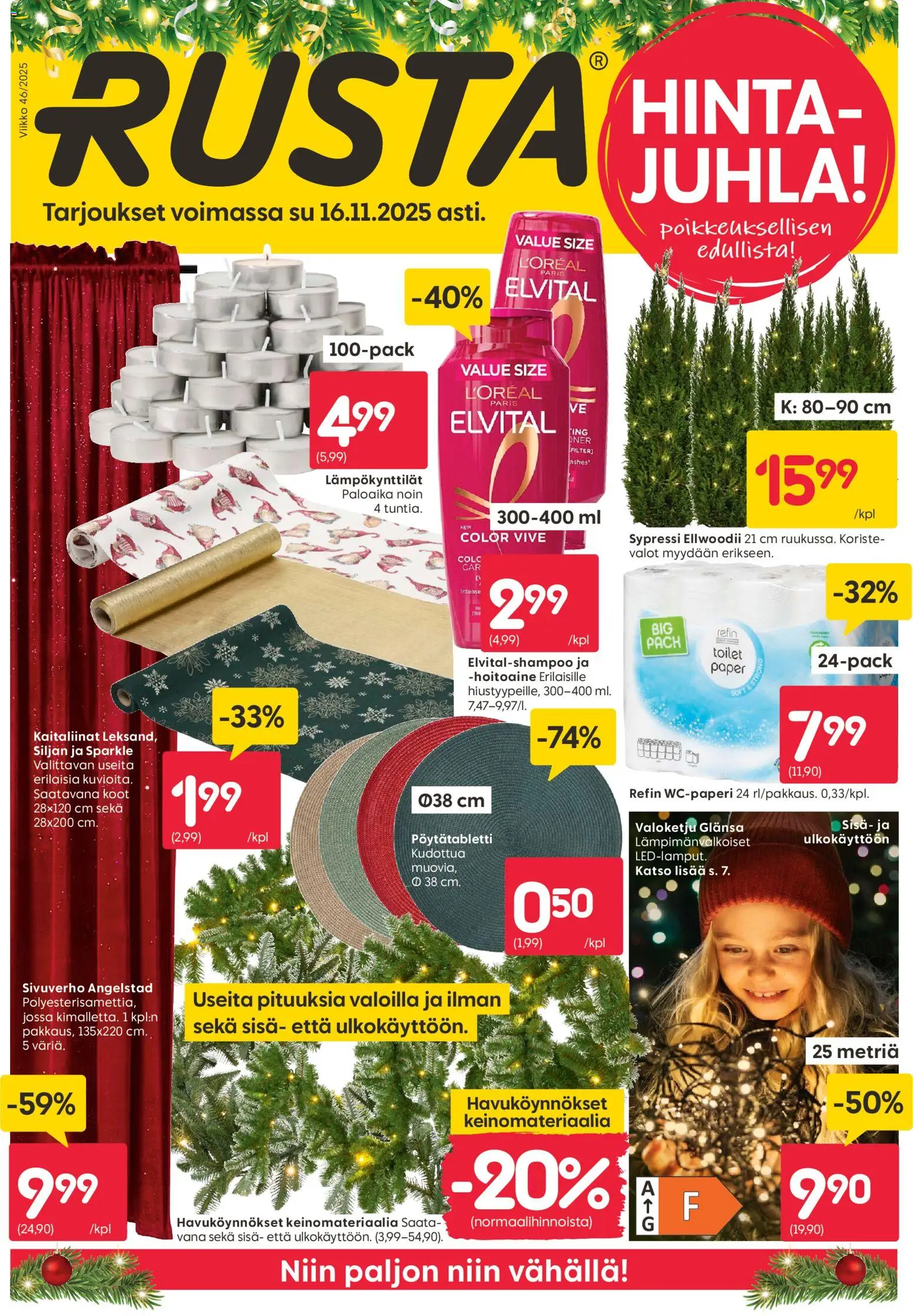 Kaupan Rusta Tarjoukset esikatselu, voimassa 10/11/2025