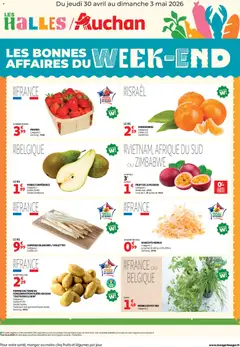 Prévisualisation de Auchan Les bons plans du week-end dans votre hyper du magasin Auchan formulaire valide 30/04/2026