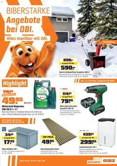 Vorschau des Merkblatts Alles machbar mit OBI. vom Shop OBI gültig von 27.12.2025 bis 10.01.2026