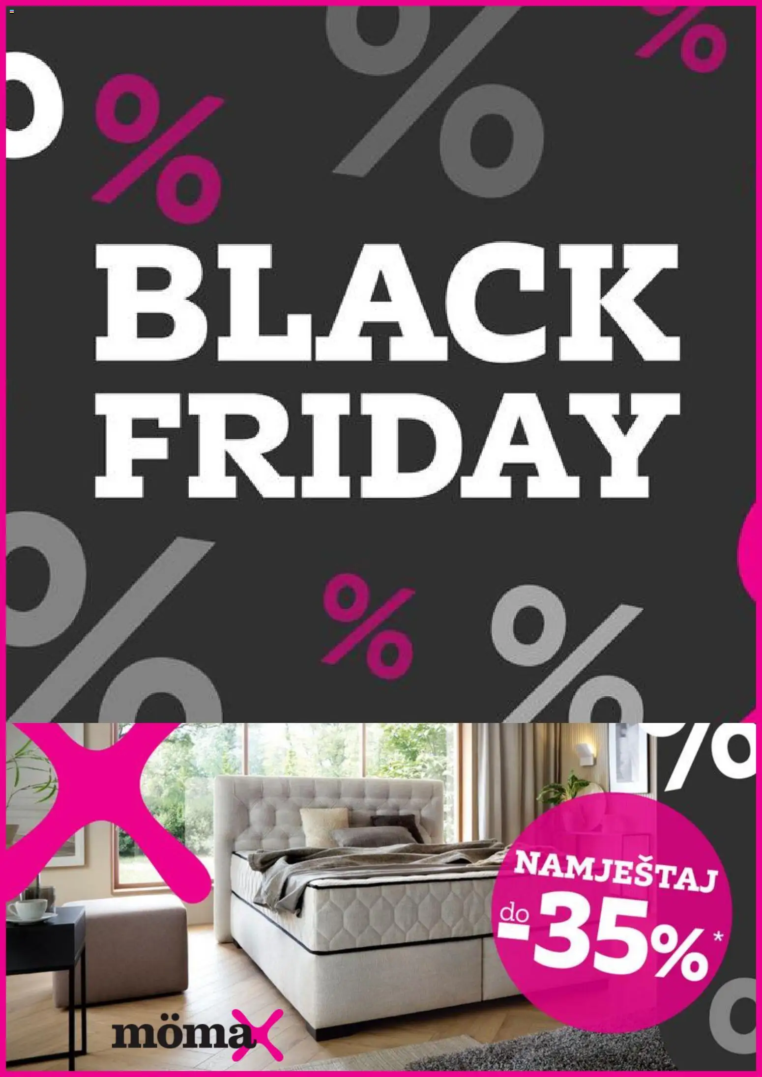 Pregled letka Black Friday trgovine Mömax vrijedi od 03.11.2025