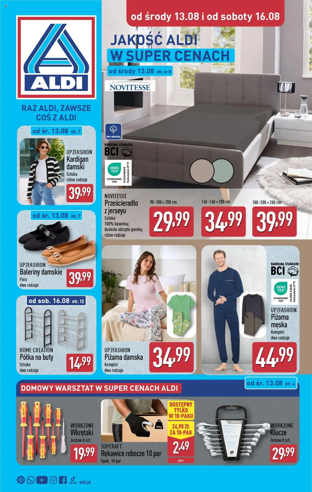 Aldi Hity od Środy i od Soboty od 13.08.2025 - Nowa Gazetka - Numer strony 1