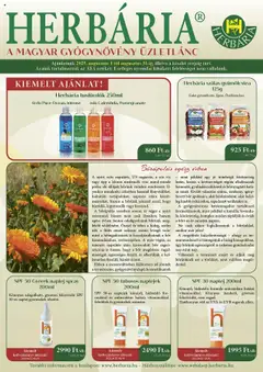 Herbária - Akciós újság Herbária megtekintése, amely érvényes 2025.08.01.-től