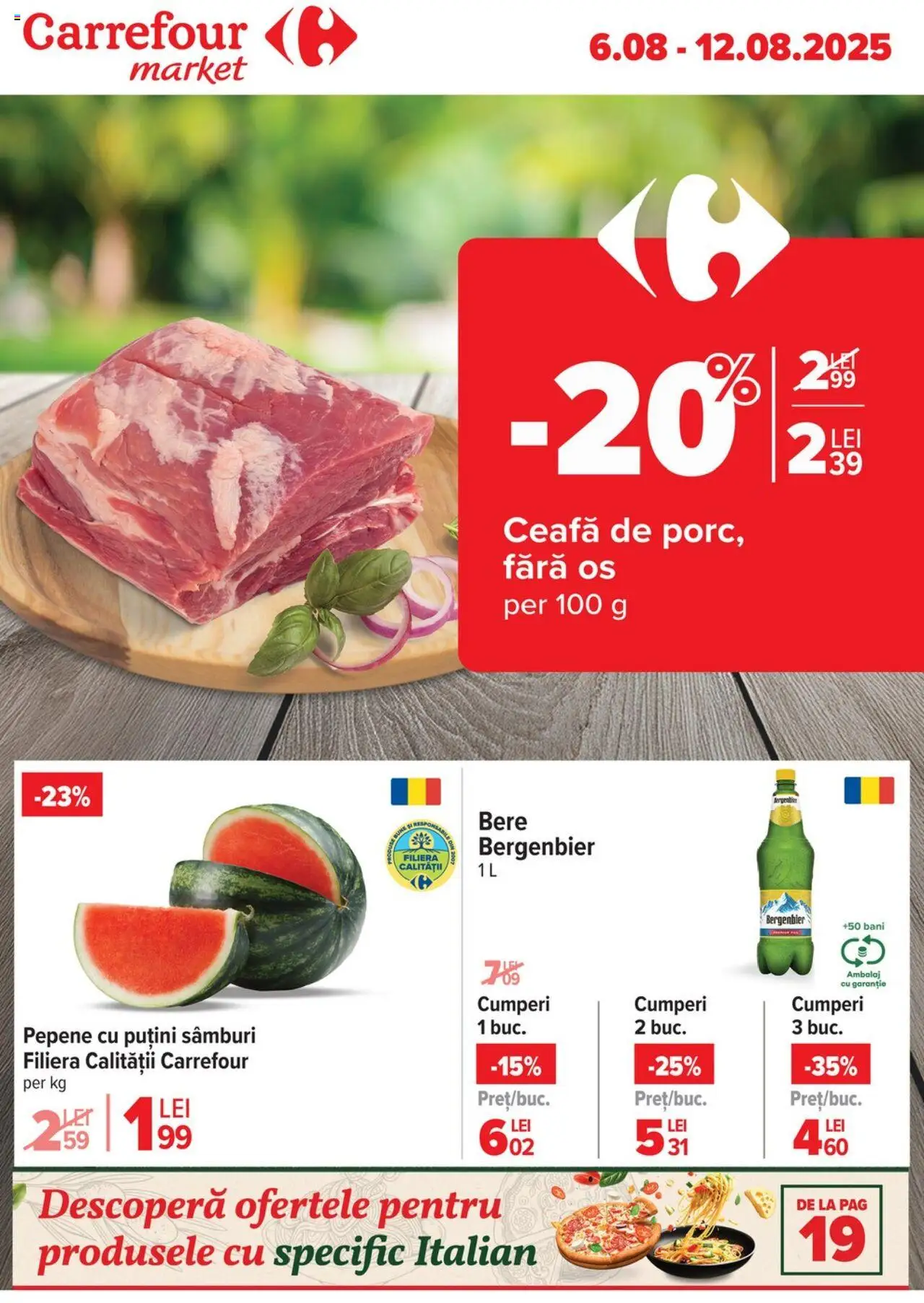 Catalog Carrefour 06.08.2025 - "Catalog - Market" - Pagină 1