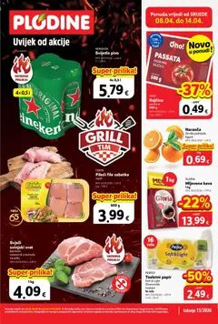 Pregled letka Plodine Katalog trgovine Plodine vrijedi od 08.04.2026