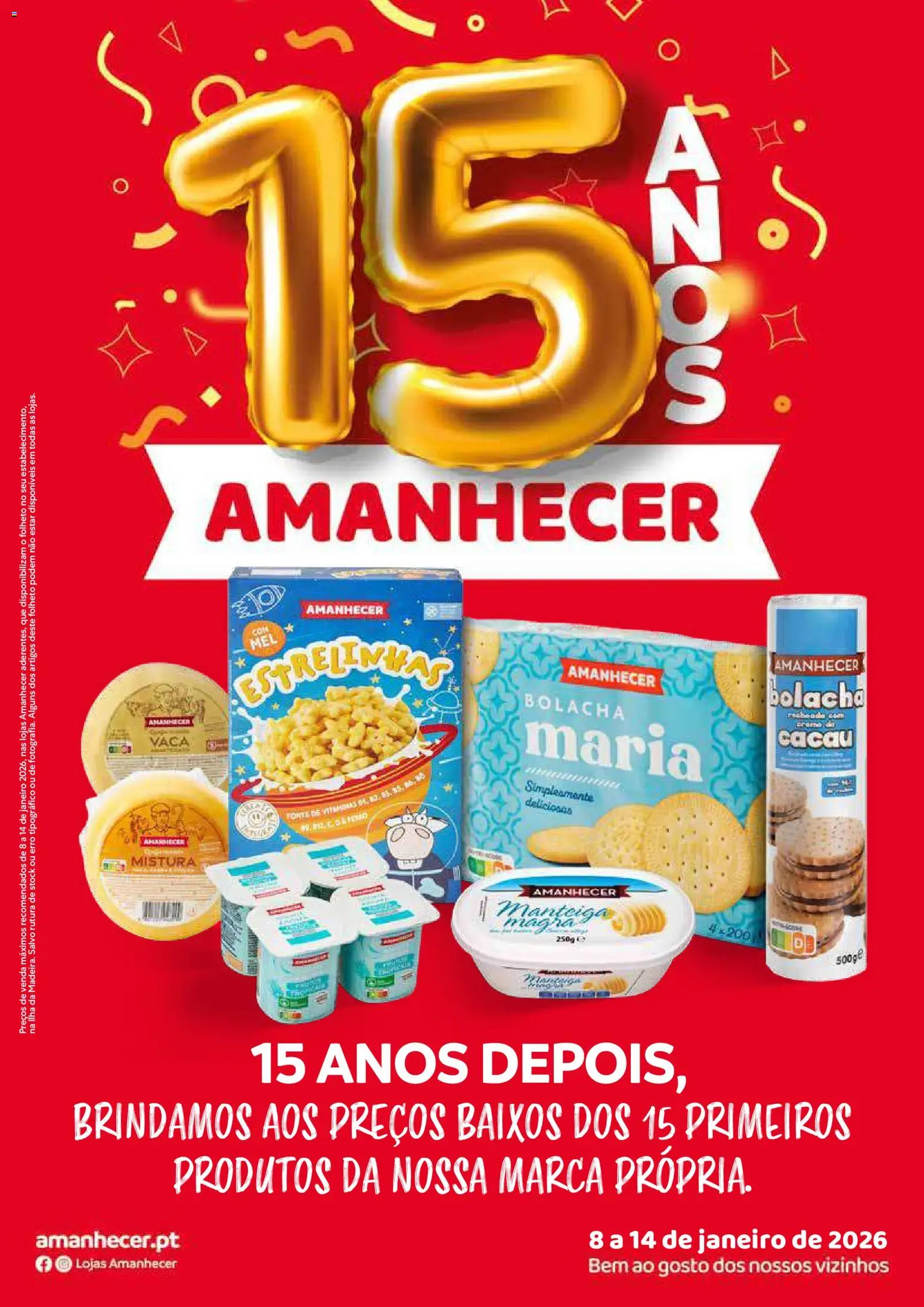 Pré-visualização do folheto da loja Amanhecer válida a partir de 08/01/2026