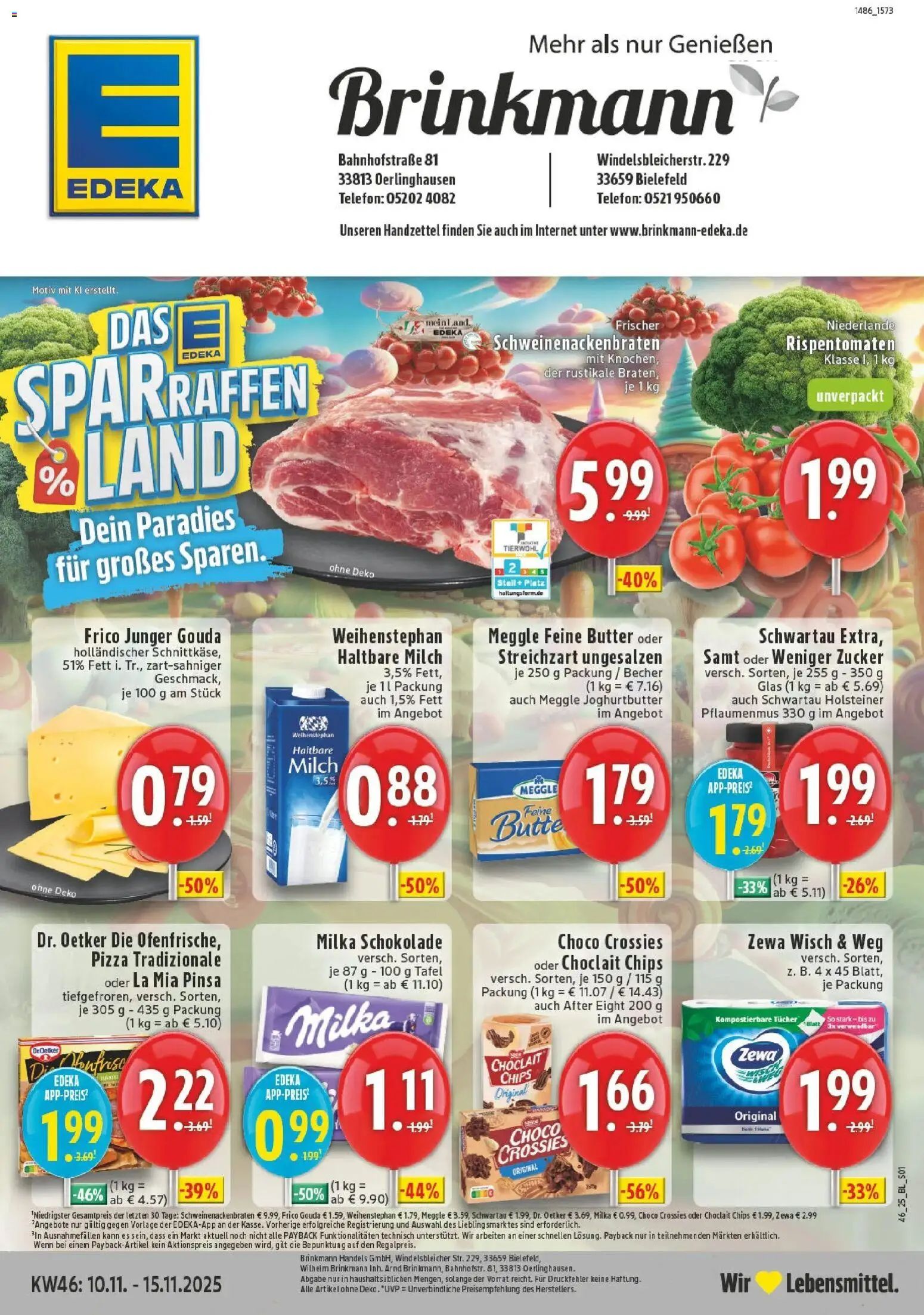 Vorschau von dem Prospekt des Geschäftes Edeka, gültig ab dem 09.11.2025