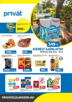 PRIVÁT - PRIVÁT Déli vármegyék megtekintése, amely érvényes 2026.03.12.-től