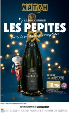 Prévisualisation de Les pepites vins & alcools d'exception du magasin Match Supermarché formulaire valide 25/11/2025