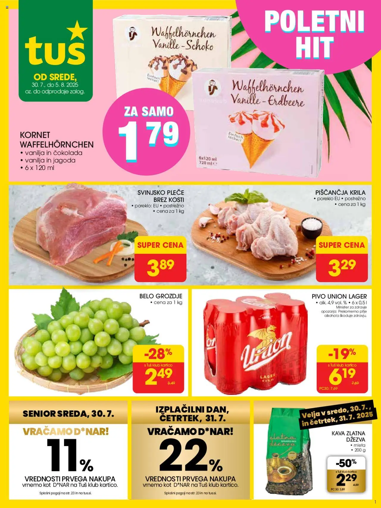 Tuš Katalog od 30.07.2025 - aktualna ponudba - stran 1