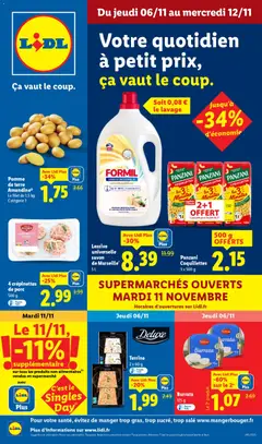Prévisualisation de Catalogue de la semaine 45 du magasin LIDL formulaire valide 06/11/2025