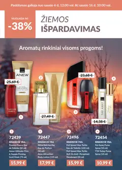 AVON parduotuvės leidinio Leidinys - Žiemos išpardavimas galiojančio nuo 2026.01.06 peržiūra