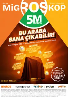 Migros 5M Migroskop Dijital 23.10.2025 - Broşürünün önizlemesi