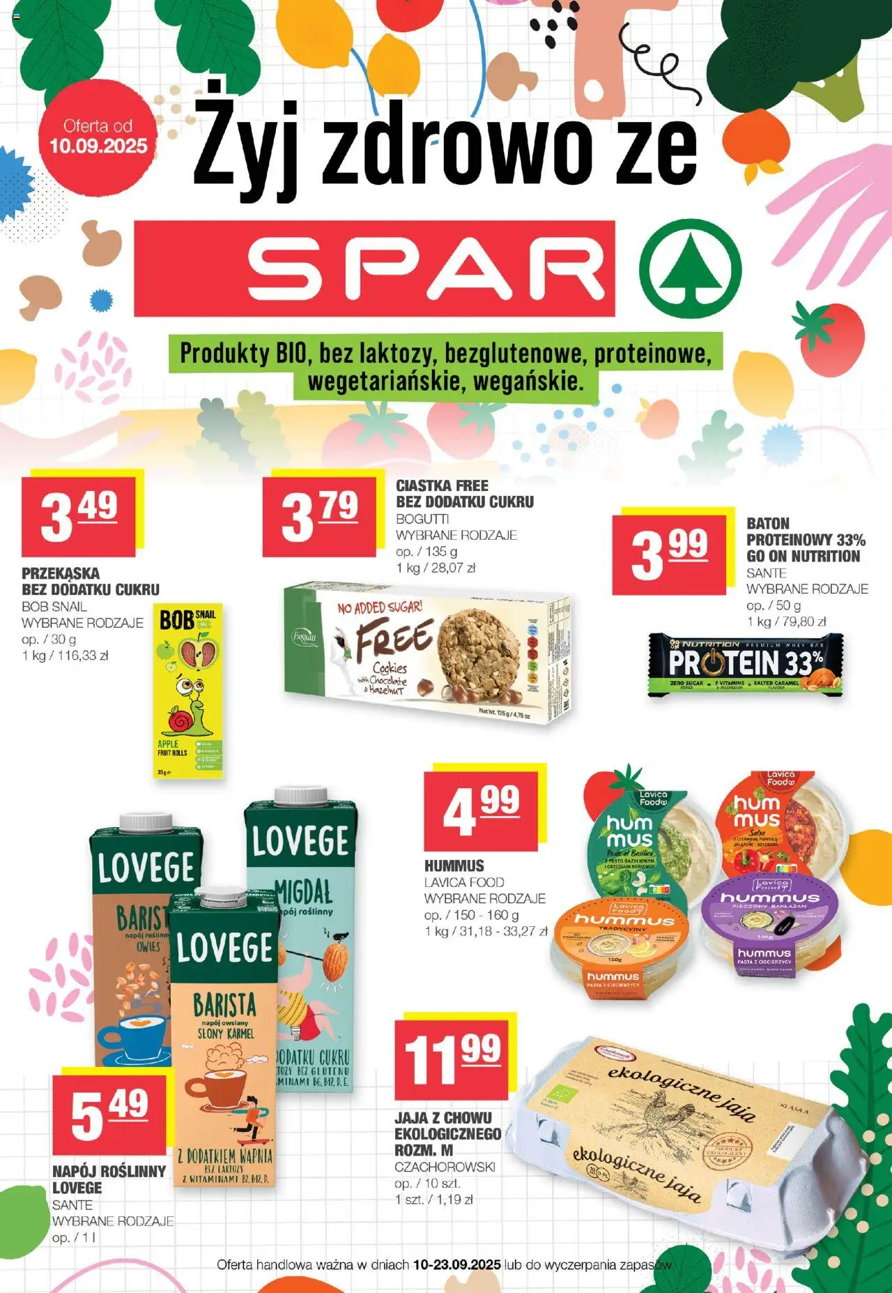 Spar Żyj zdrowo od 10.09.2025 - Nowa Gazetka - Numer strony 1