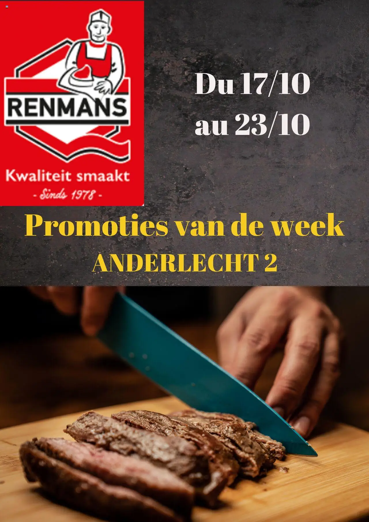 Renmans shop Folder / Publicité geldig vanaf 17/10/2025 - Paginanummer 1