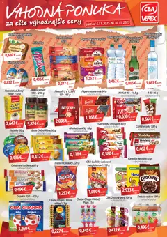 Náhľad CBA Verex letáku platného od 06.11.2025