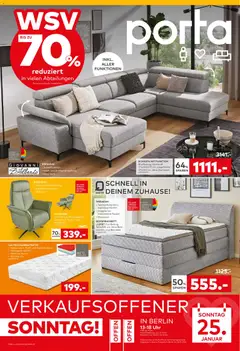 Vorschau von dem Prospekt des Geschäftes Porta!, gültig ab dem 18.01.2026