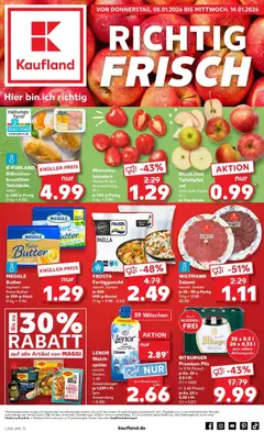 Vorschau von dem Prospekt des Geschäftes Kaufland, gültig ab dem 07.01.2026