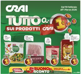 Anteprima dell'opuscolo Attuale volantino dal negozio CRAI valido da 19/02/2026