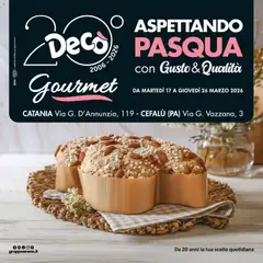 Anteprima dell'opuscolo Decò volantino Gourmet Sicilia dal negozio Decò valido da 17/03/2026
