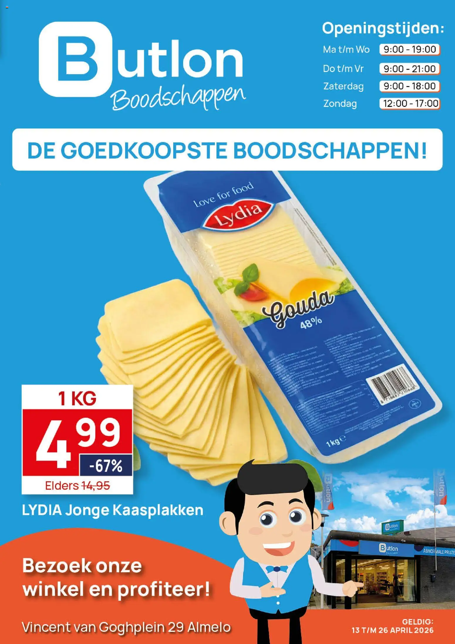 Voorbeeld van Butlon folder van winkel Butlon geldig vanaf 13-04-2026