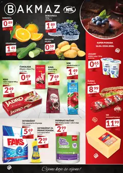 Pregled letka Bakmaz Letak trgovine Bakmaz vrijedi od 16.04.2026