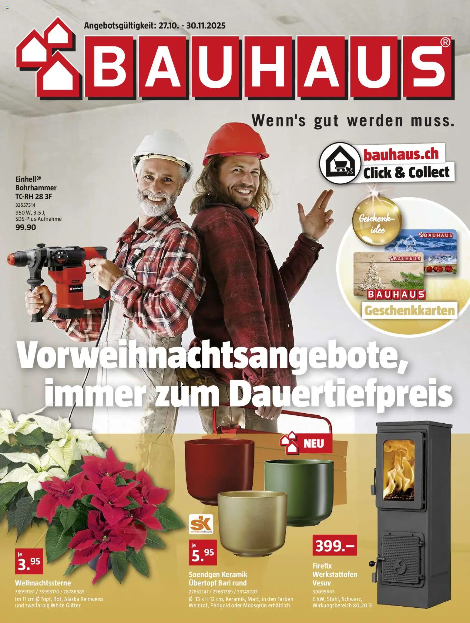 Bauhaus Aktionen ab 27.10.2025 - Seitennummer 1