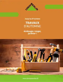 Prévisualisation de Catalogue du magasin Leroy Merlin formulaire valide 01/10/2025