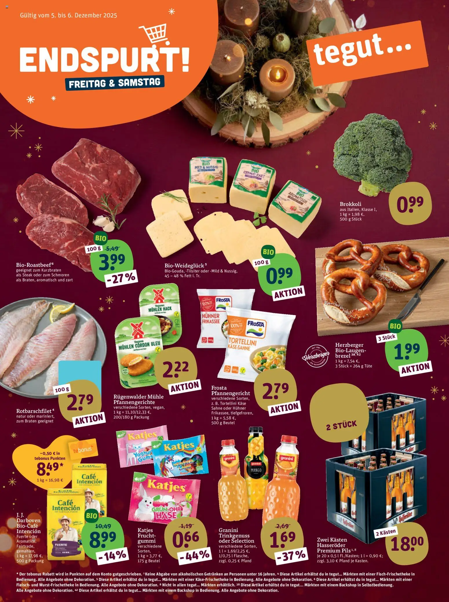Vorschau von dem Prospekt des Geschäftes Tegut, gültig ab dem 01.12.2025