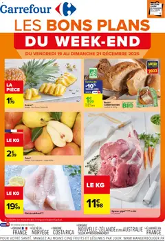 Prévisualisation de Les bons plans du week-end du magasin Carrefour formulaire valide 19/12/2025
