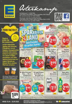 Vorschau von dem Prospekt des Geschäftes Edeka, gültig ab dem 14.09.2025