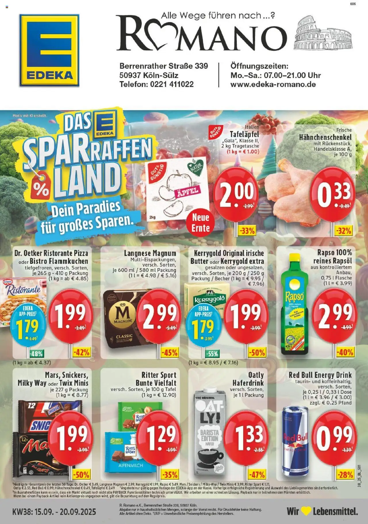 EDEKA Prospekt ab 14.09.2025 - Prospekt Köln-Sülz Online
