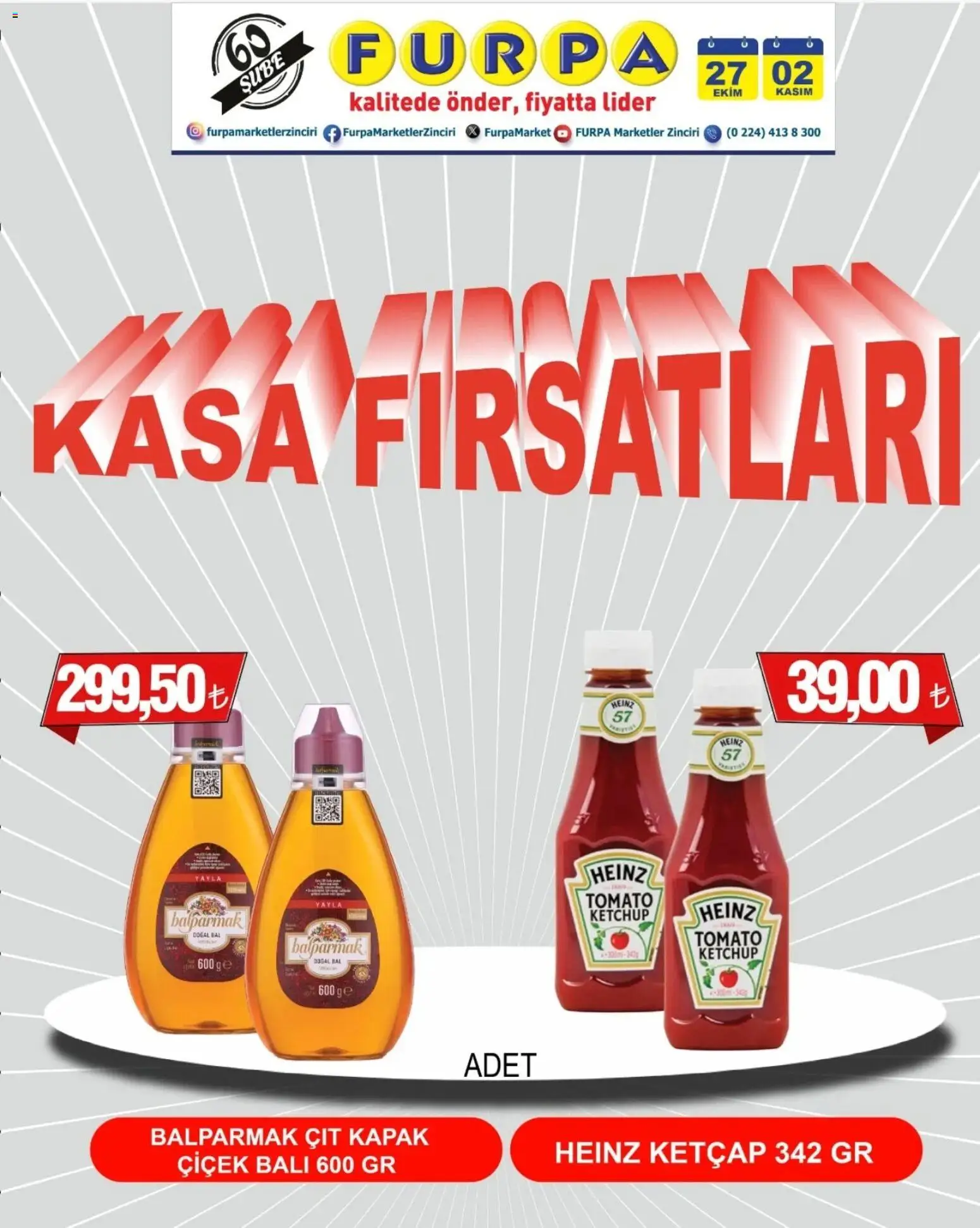 Furpa Kasa Fırsatları (27 Ekim 2025 - 02 Kasım 2025) - Sayfa numarası 1