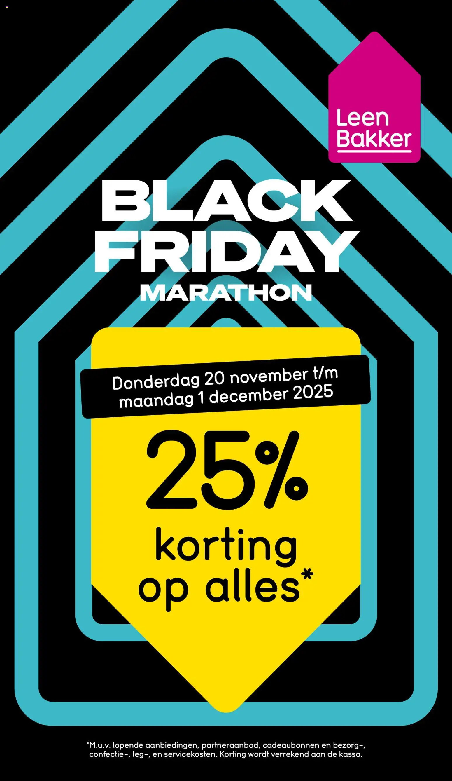Voorbeeld van Black Friday van winkel Leen Bakker geldig vanaf 20-11-2025