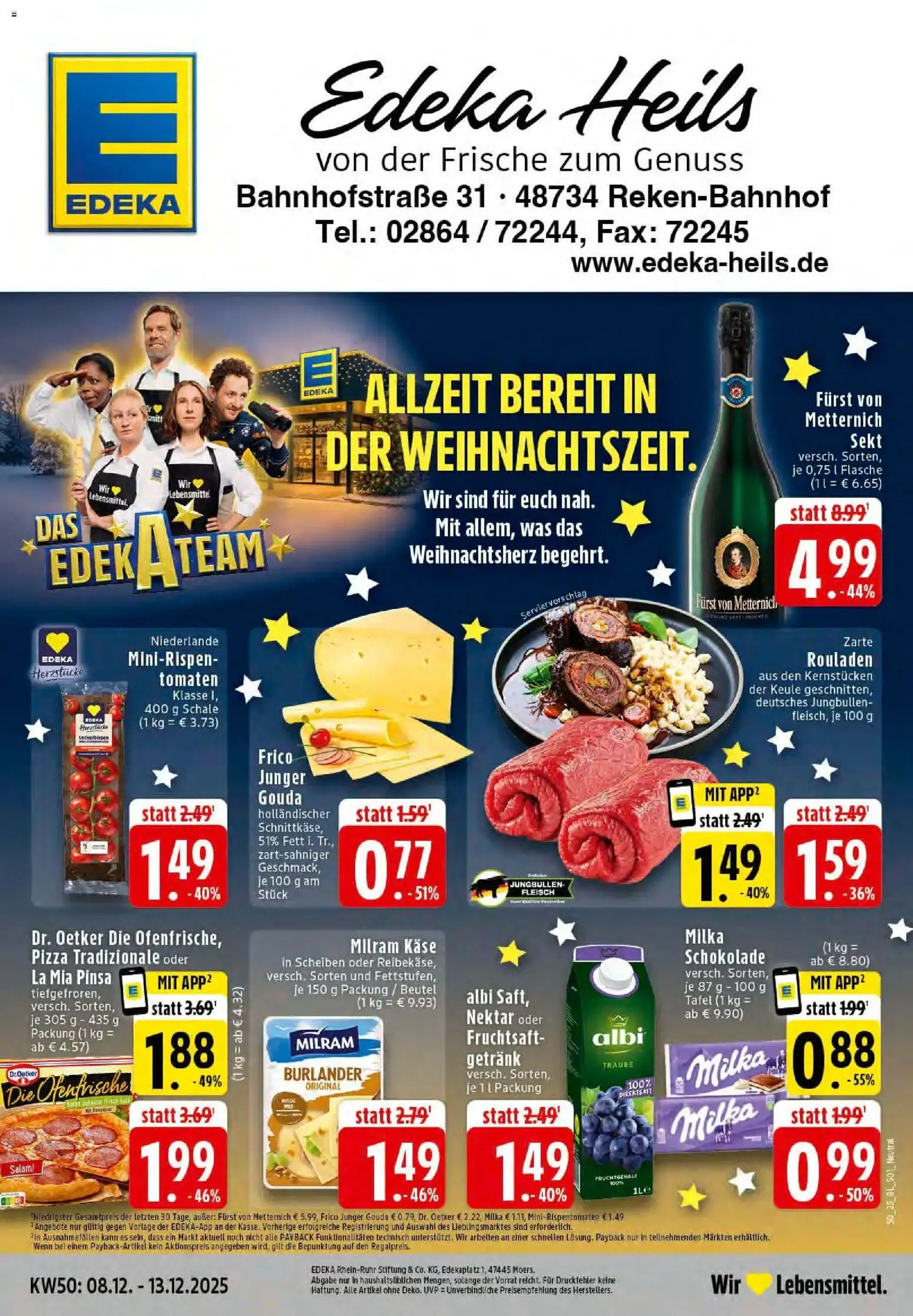 Vorschau von dem Prospekt des Geschäftes Edeka, gültig ab dem 07.12.2025